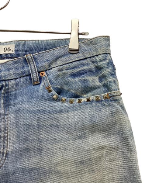 VALENTINO（ヴァレンティノ）VALENTINO (ヴァレンティノ) ロックスタッズデニムパンツ インディゴ サイズ:31の古着・服飾アイテム