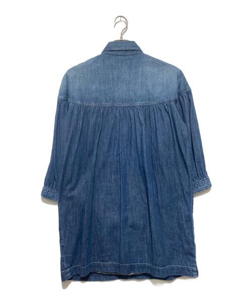 RALPH LAUREN（ラルフローレン）RALPH LAUREN (ラルフローレン) デニムプルオーバーシャツワンピース インディゴ サイズ:Ｓの古着・服飾アイテム