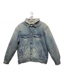 BALENCIAGA（バレンシアガ）の古着「フーデッドジャケット」｜ブルー