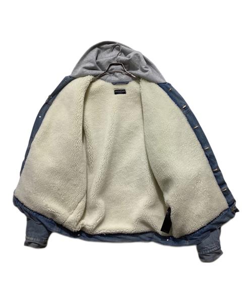 BALENCIAGA（バレンシアガ）BALENCIAGA (バレンシアガ) フーデッドジャケット ブルー サイズ:Lの古着・服飾アイテム