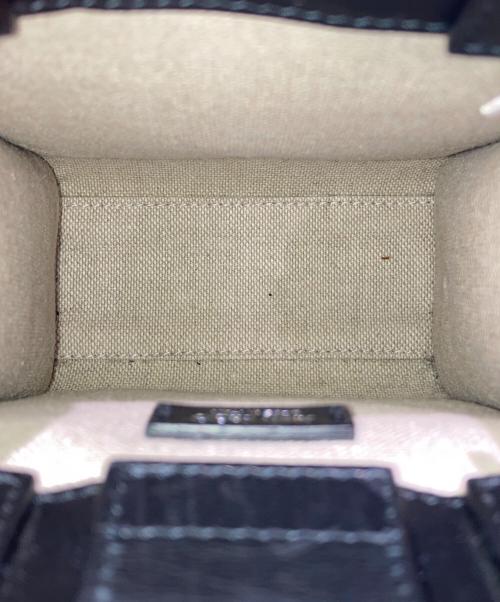 JIMMY CHOO（ジミーチュウ）JIMMY CHOO (ジミーチュウ) MINI N/S TOTE ANR ブラックの古着・服飾アイテム