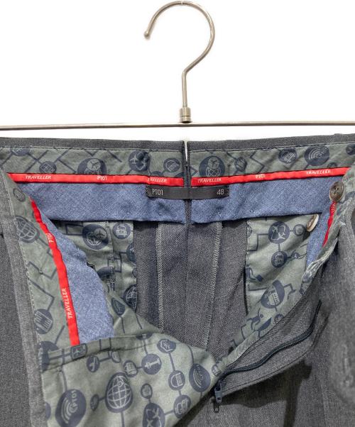 PT01（ピーティーゼロウーノ）PT01 (ピーティーゼロウーノ) パンツ グレー サイズ:48の古着・服飾アイテム