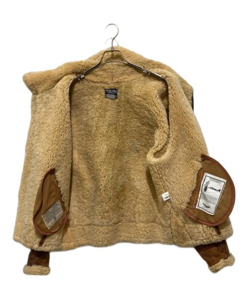 AVIREX（アヴィレックス）AVIREX (アヴィレックス) B-3ムートンジャケット ブラウン サイズ:Lの古着・服飾アイテム