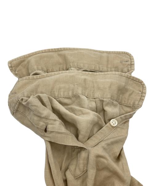 RALPH LAUREN（ラルフローレン）RALPH LAUREN (ラルフローレン) 90sシルクリネンシャツ ベージュ サイズ:Lの古着・服飾アイテム