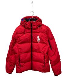 POLO RALPH LAUREN（ポロ・ラルフローレン）の古着「ダウンジャケット」｜レッド
