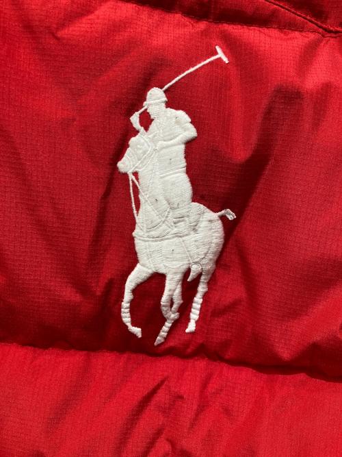 POLO RALPH LAUREN（ポロ・ラルフローレン）POLO RALPH LAUREN (ポロ・ラルフローレン) ダウンジャケット レッド サイズ:Mの古着・服飾アイテム