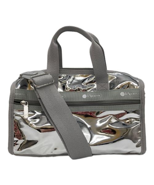 LeSportsac（レスポートサック）LeSportsac (レスポートサック) メタリックショルダーバッグ シルバー×ブルーの古着・服飾アイテム