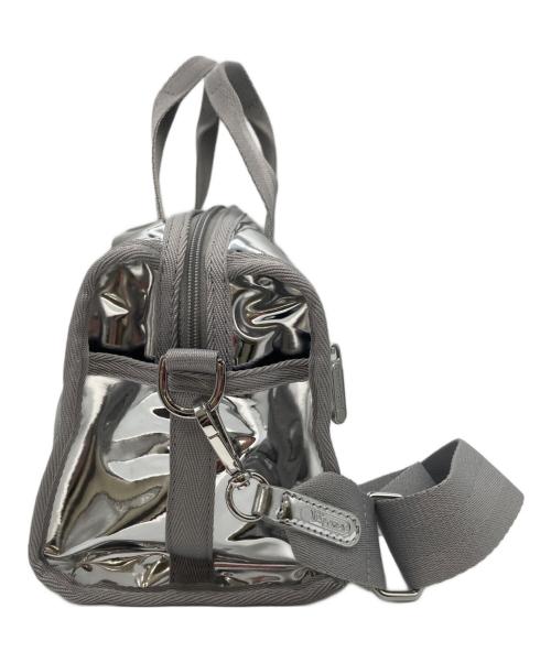 LeSportsac（レスポートサック）LeSportsac (レスポートサック) メタリックショルダーバッグ シルバー×ブルーの古着・服飾アイテム