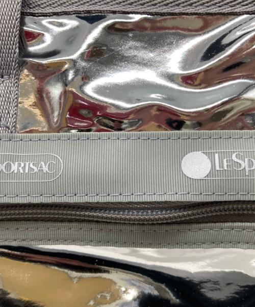 LeSportsac（レスポートサック）LeSportsac (レスポートサック) メタリックショルダーバッグ シルバー×ブルーの古着・服飾アイテム