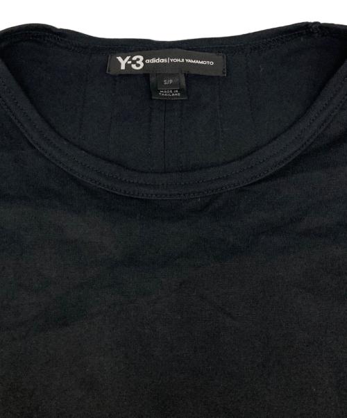 Y-3（ワイスリー）Y-3 (ワイスリー) Drawstring Long Tee ブラック サイズ:Sの古着・服飾アイテム