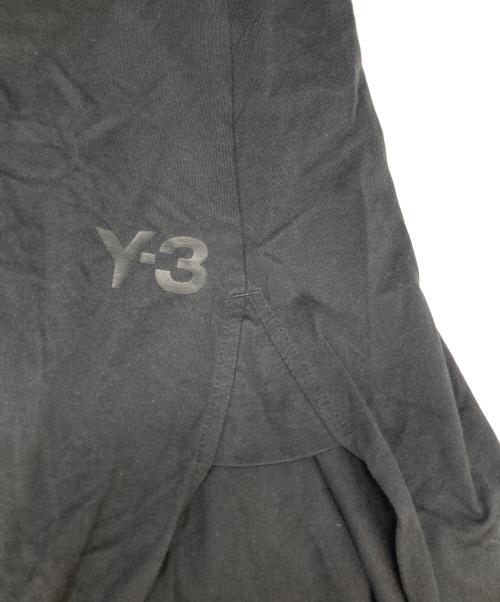 Y-3（ワイスリー）Y-3 (ワイスリー) Drawstring Long Tee ブラック サイズ:Sの古着・服飾アイテム