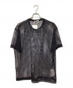 CDGシーディージー）の古着「Polyester Mesh TEE」｜ブラック