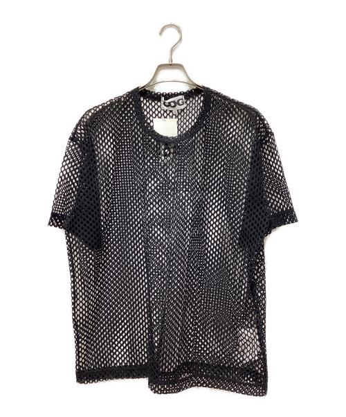 CDG（シーディージー）CDG (シーディージー) Polyester Mesh TEE ブラック サイズ:Sの古着・服飾アイテム