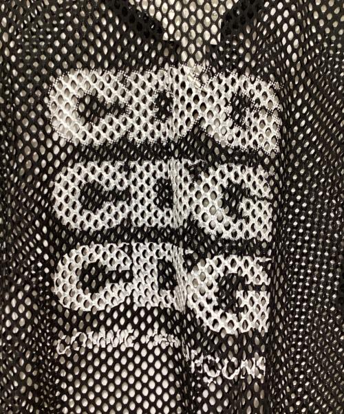 CDG（シーディージー）CDG (シーディージー) Polyester Mesh TEE ブラック サイズ:Sの古着・服飾アイテム