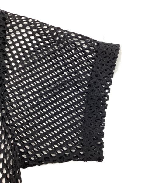 CDG（シーディージー）CDG (シーディージー) Polyester Mesh TEE ブラック サイズ:Sの古着・服飾アイテム