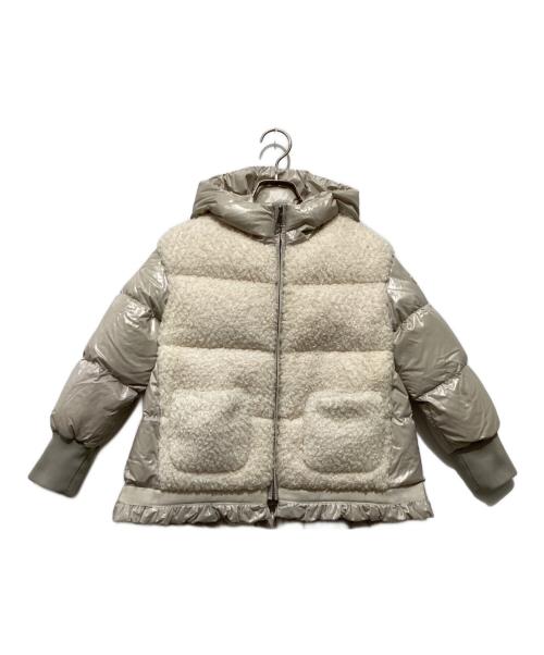 MONCLER（モンクレール）MONCLER (モンクレール) Ksenyaダウンジャケット ベージュ サイズ:130CMの古着・服飾アイテム