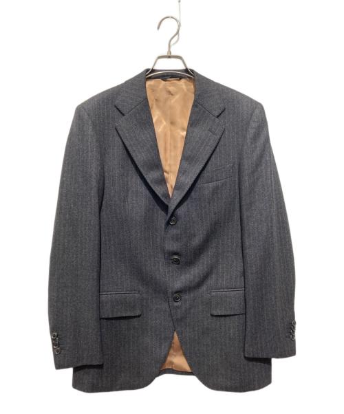 azabu tailor（アザブテーラー）azabu tailor (アザブテーラー) 3Pセットアップスーツ グレー サイズ:46の古着・服飾アイテム