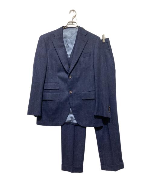 azabu tailor（アザブテーラー）azabu tailor (アザブテーラー) 3Pセットアップスーツ ネイビー サイズ:46の古着・服飾アイテム