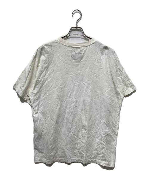 MM6 Maison Margiela（エムエムシックスメゾンマルジェラ）MM6 Maison Margiela (エムエムシックスメゾンマルジェラ) ナンバリング ロゴT クルーネック ホワイト サイズ:Ｓの古着・服飾アイテム