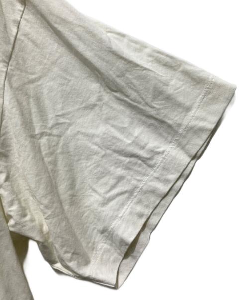 MM6 Maison Margiela（エムエムシックスメゾンマルジェラ）MM6 Maison Margiela (エムエムシックスメゾンマルジェラ) ナンバリング ロゴT クルーネック ホワイト サイズ:Ｓの古着・服飾アイテム
