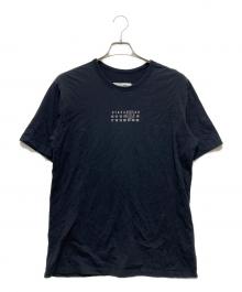 MM6 Maison Margiela（エムエムシックスメゾンマルジェラ）の古着「ナンバリングロゴTシャツ」｜ブラック