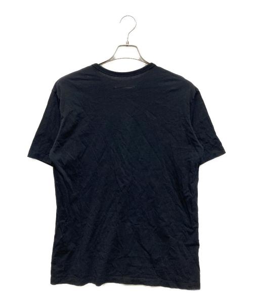 MM6 Maison Margiela（エムエムシックスメゾンマルジェラ）MM6 Maison Margiela (エムエムシックスメゾンマルジェラ) ナンバリングロゴTシャツ ブラック サイズ:Mの古着・服飾アイテム