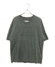 Maison Margiela（メゾンマルジェラ）の古着「エンブロイダーロゴ Tシャツ」｜グレー