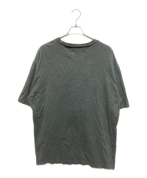 Maison Margiela（メゾンマルジェラ）Maison Margiela (メゾンマルジェラ) エンブロイダーロゴ Tシャツ グレー サイズ:Mの古着・服飾アイテム