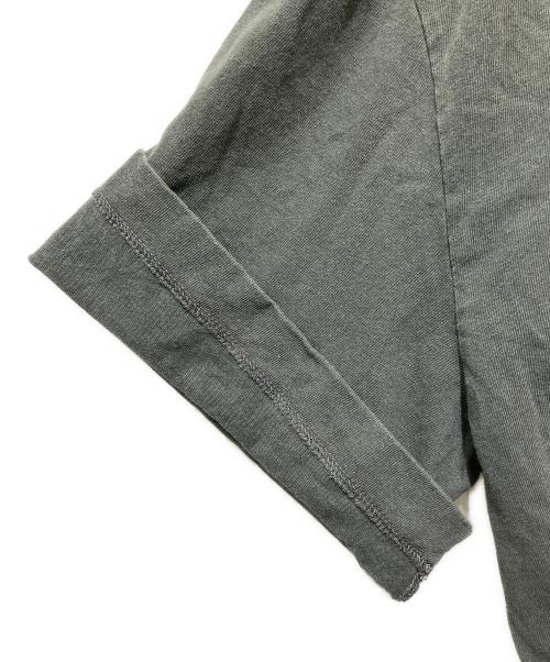 Maison Margiela（メゾンマルジェラ）Maison Margiela (メゾンマルジェラ) エンブロイダーロゴ Tシャツ グレー サイズ:Mの古着・服飾アイテム