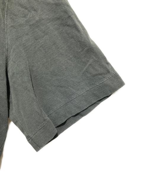 Maison Margiela（メゾンマルジェラ）Maison Margiela (メゾンマルジェラ) エンブロイダーロゴ Tシャツ グレー サイズ:Mの古着・服飾アイテム
