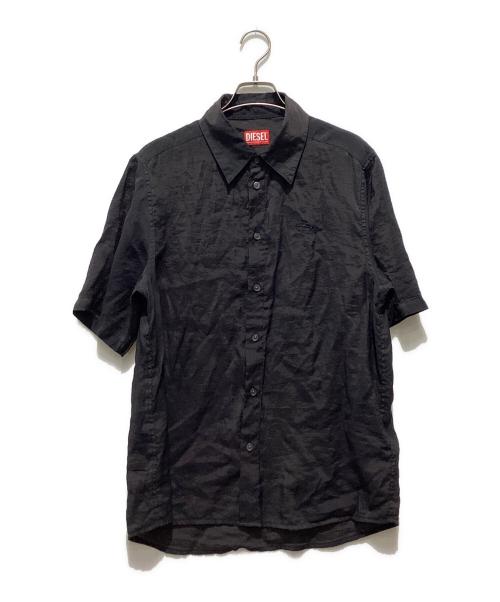 DIESEL（ディーゼル）DIESEL (ディーゼル) 半袖シャツ ブラック サイズ:Lの古着・服飾アイテム