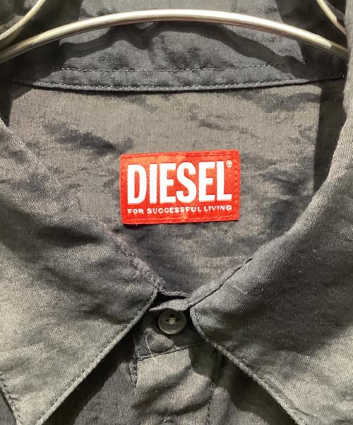 DIESEL（ディーゼル）DIESEL (ディーゼル) 半袖シャツ ブラック サイズ:Lの古着・服飾アイテム
