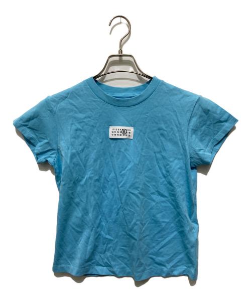 MM6 Maison Margiela（エムエムシックスメゾンマルジェラ）MM6 Maison Margiela (エムエムシックスメゾンマルジェラ) カレンダータグTシャツ ブルー サイズ:XS 未使用品の古着・服飾アイテム