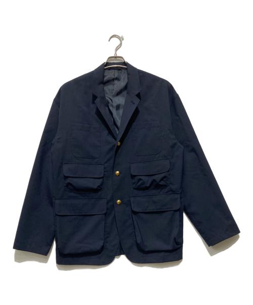 BEAMS（ビームス）BEAMS (ビームス) 3ステップ ポケット ブレザージャケット ネイビー サイズ:Mの古着・服飾アイテム