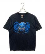 HARLEY-DAVIDSONハーレーダビッドソン）の古着「00sプリントTシャツ」｜ブルー