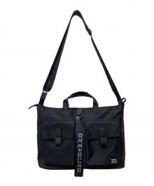 marimekko（マリメッコ）の古着「3WAY/EVERYTHING MESSENGER SOLID」｜ブラック