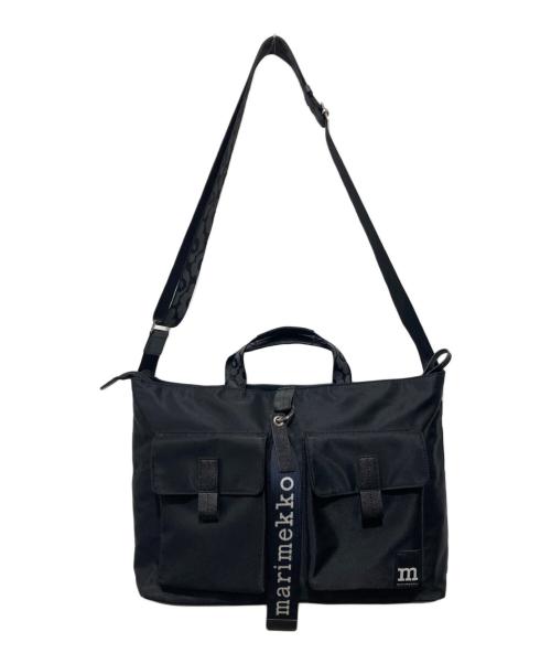 marimekko（マリメッコ）marimekko (マリメッコ) 3WAY/EVERYTHING MESSENGER SOLID ブラックの古着・服飾アイテム