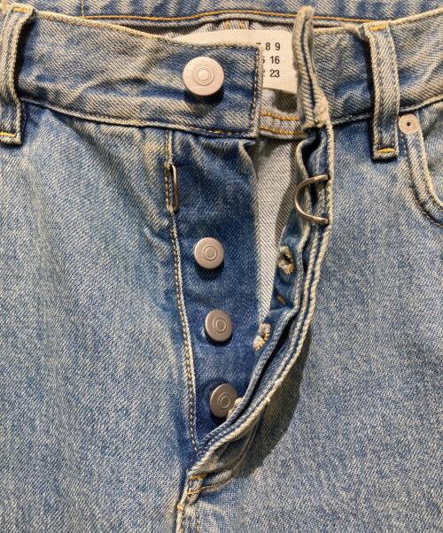 Maison Margiela（メゾンマルジェラ）Maison Margiela (メゾンマルジェラ) ストレートレッグジーンズ ブルー サイズ:30の古着・服飾アイテム