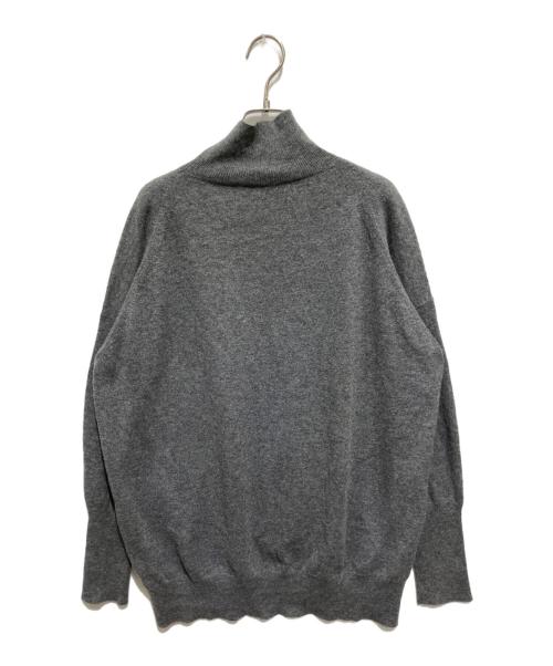 Agnona（アニオナ）Agnona (アニオナ) タートルネックカシミヤニット グレー サイズ:Lの古着・服飾アイテム