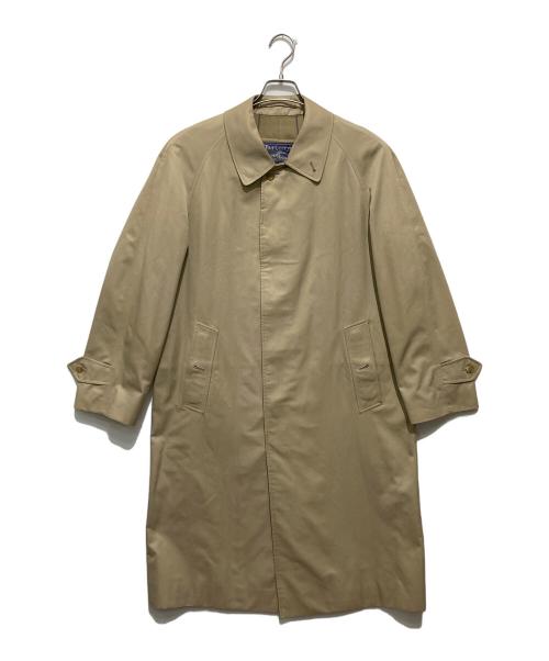 Burberry's（バーバリー）Burberry's (バーバリー) 裏地チェックステンカラーコート ベージュ サイズ:不明の古着・服飾アイテム