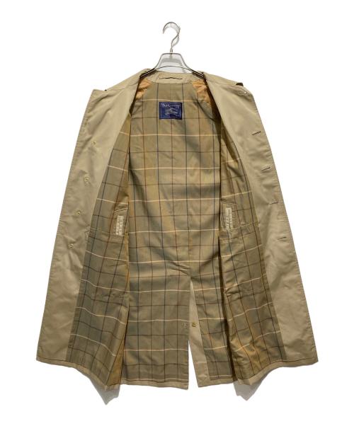 Burberry's（バーバリー）Burberry's (バーバリー) 裏地チェックステンカラーコート ベージュ サイズ:不明の古着・服飾アイテム
