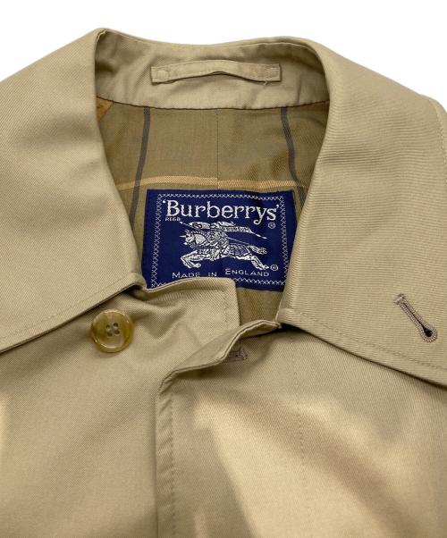 Burberry's（バーバリー）Burberry's (バーバリー) 裏地チェックステンカラーコート ベージュ サイズ:不明の古着・服飾アイテム