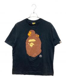 A BATHING APE（アベイシングエイプ）の古着「ベビーマイロ×エイプ半袖カットソー」｜ブラック