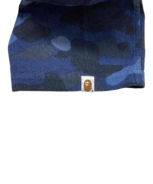 A BATHING APE（アベイシングエイプ）A BATHING APE (アベイシングエイプ) サルカモネル半袖シャツ ネイビー サイズ:XLの古着・服飾アイテム