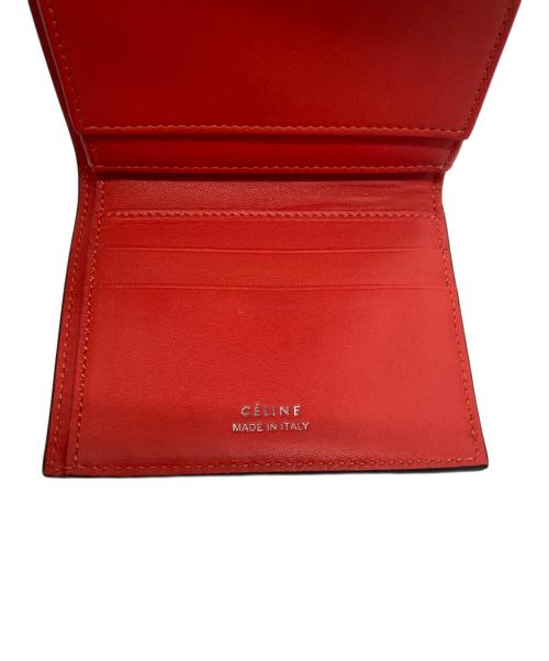 CELINE（セリーヌ）CELINE (セリーヌ) スモールフォールデット3つ折り財布 ベージュの古着・服飾アイテム