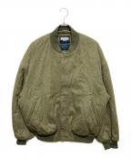 MAISON SPECIALメゾンスペシャル）の古着「Prime-Over Stadium Jacket」｜カーキ
