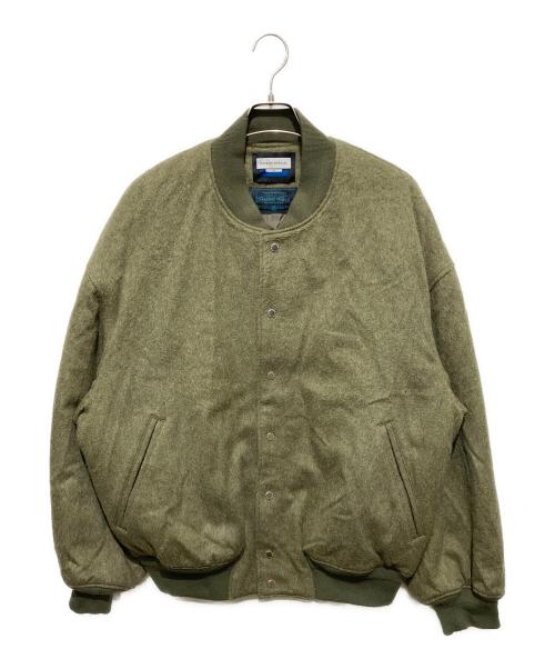 MAISON SPECIAL（メゾンスペシャル）MAISON SPECIAL (メゾンスペシャル) Prime-Over Stadium Jacket カーキ サイズ:Sの古着・服飾アイテム