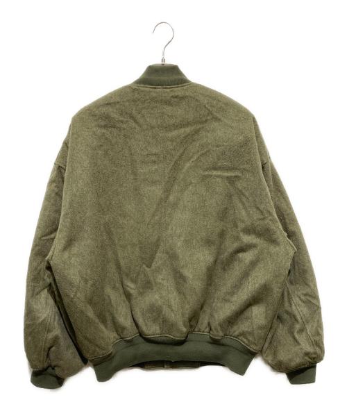 MAISON SPECIAL（メゾンスペシャル）MAISON SPECIAL (メゾンスペシャル) Prime-Over Stadium Jacket カーキ サイズ:Sの古着・服飾アイテム