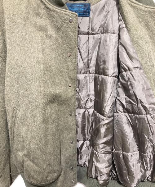MAISON SPECIAL（メゾンスペシャル）MAISON SPECIAL (メゾンスペシャル) Prime-Over Stadium Jacket カーキ サイズ:Sの古着・服飾アイテム