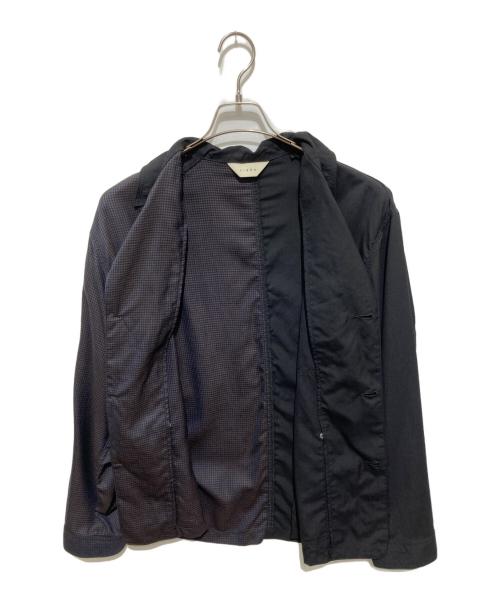 jieda（ジエダ）jieda (ジエダ) SUMMER WOOL 2TONE JACKET シャツジャケット ブラック サイズ:2の古着・服飾アイテム